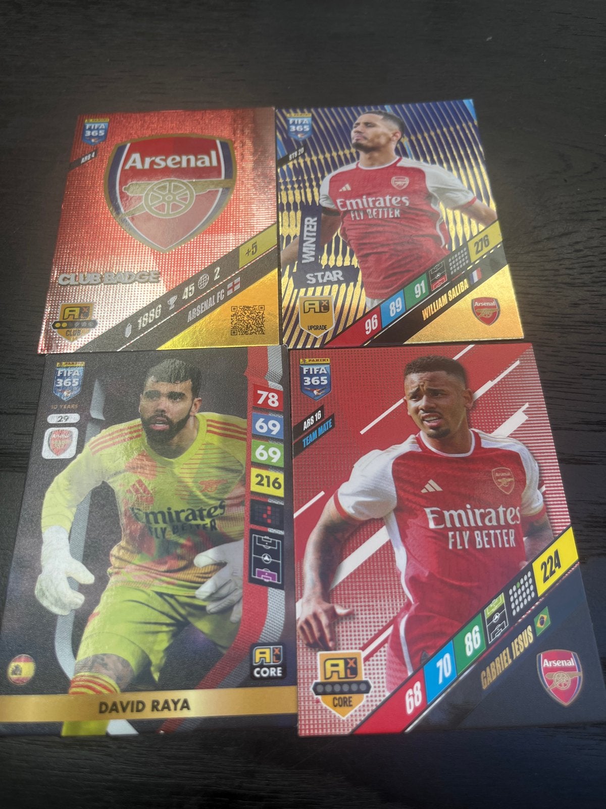 Panini FIFA 365 Adrenalyn XL 2024 Arsenal kaarten, Ophalen of Verzenden, Nieuw, Buitenlandse clubs, Spelerskaart
