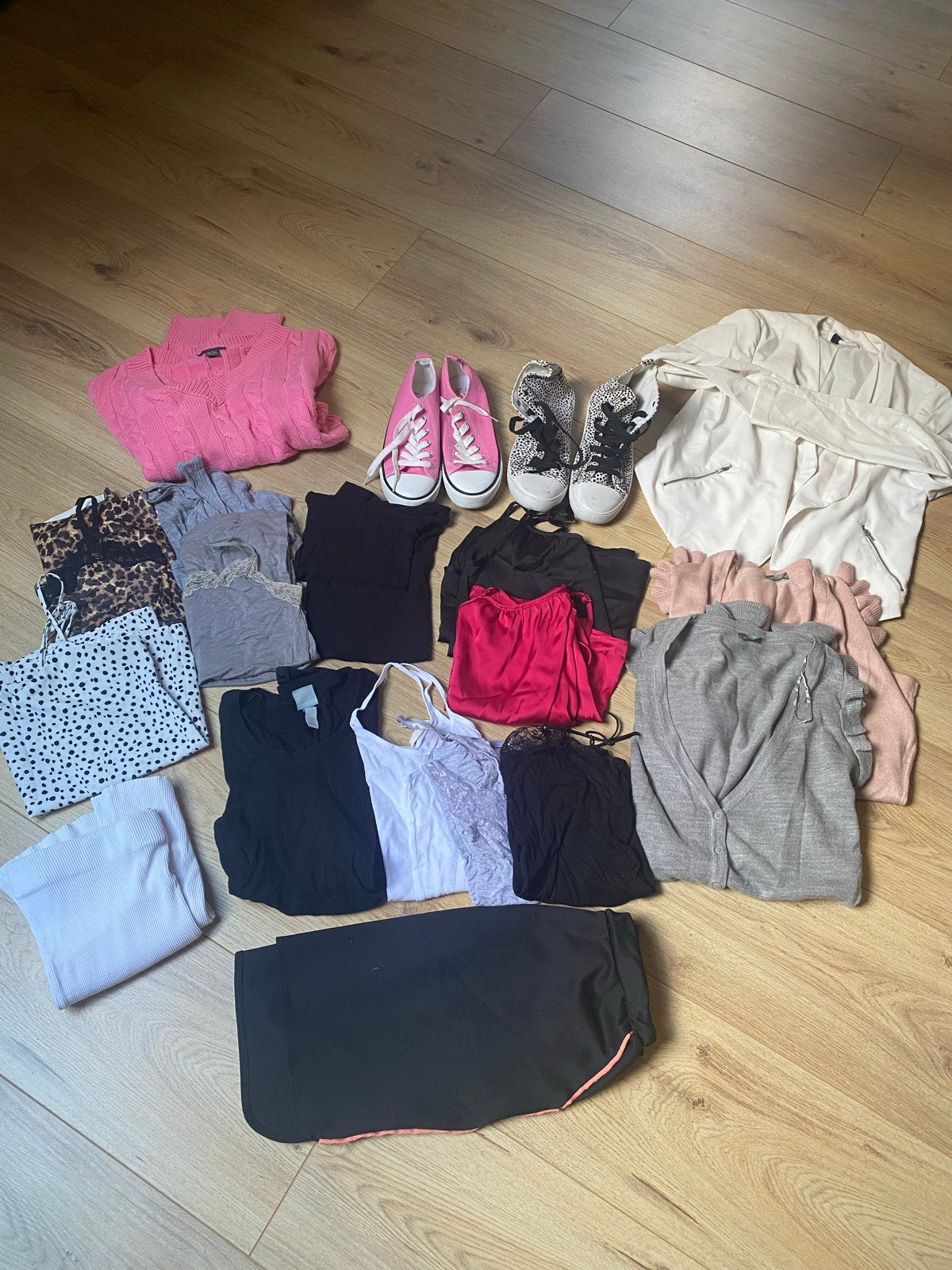 Pakket dameskleding en schoenen - Maat M, schoenmaat 40, Ophalen of Verzenden, Gedragen, Maat 38/40 (M)