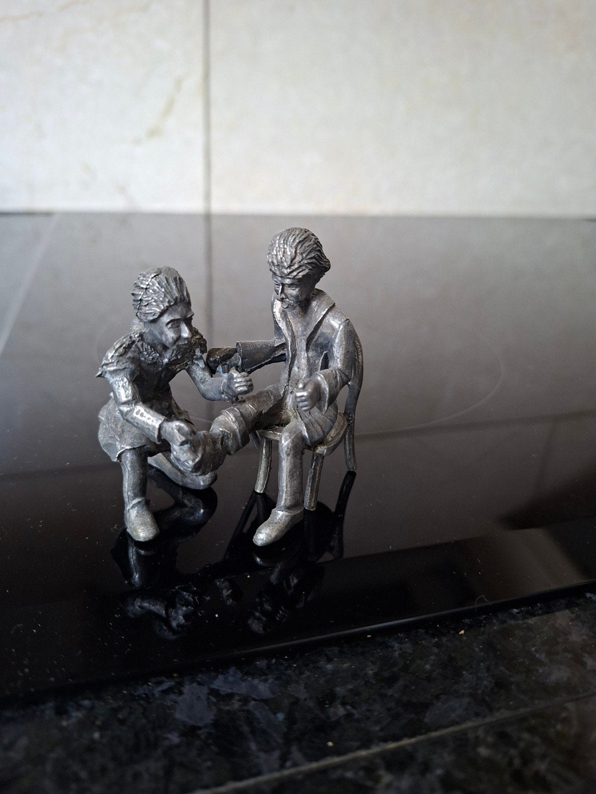 Tin beeldje ambacht serie - Dokter, Ophalen of Verzenden