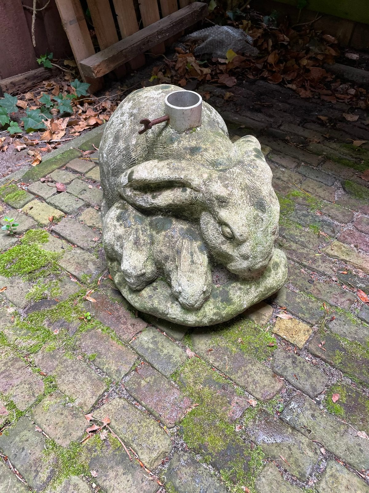 Stevige Parasolvoet konijn beton, Ophalen, Gebruikt, Minder dan 1 meter, Parasolvoet