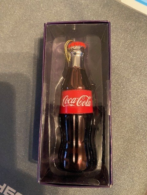 Coca-Cola glazen hanger - Albert Heijn Excellent, Ophalen of Verzenden, Nieuw, Gebruiksvoorwerp