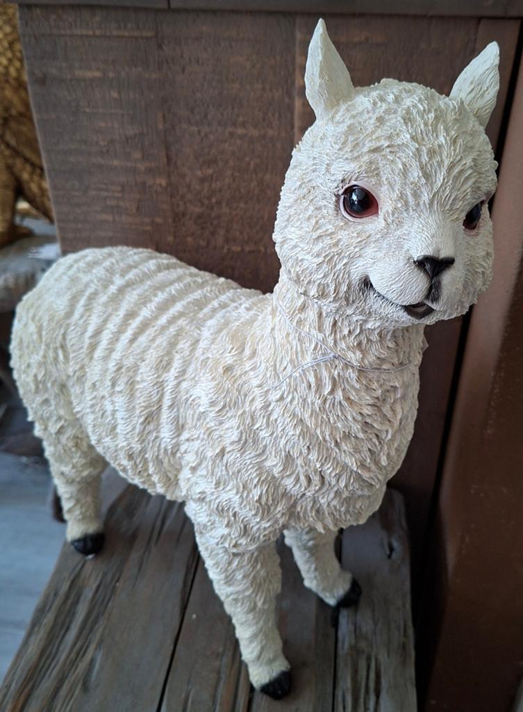 Schattige alpaca beeld, Ophalen of Verzenden, Nieuw, Kunststof