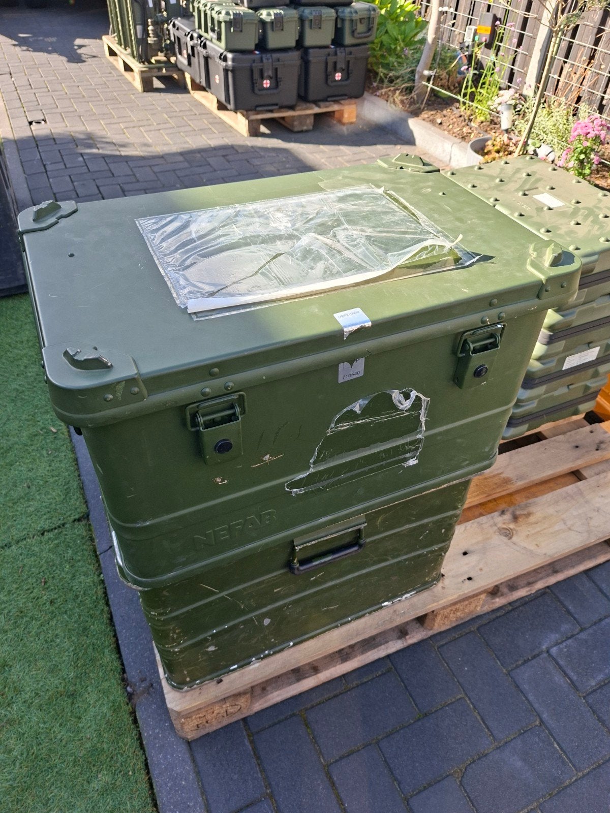 Nefar Legerkist - 60x40x34 cm  leger willys nekaf daf ya, Gebruikt, 40 tot 60 cm, 50 tot 75 cm, Ophalen of Verzenden