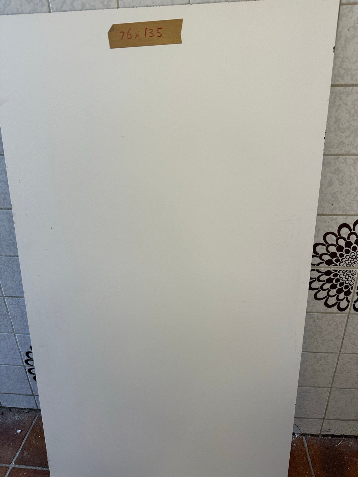 Nieuwe witte plaat Trespa 76x135 cm, 6 mm dik, Doe-het-zelf en Verbouw, Platen en Panelen, Ophalen, Nieuw