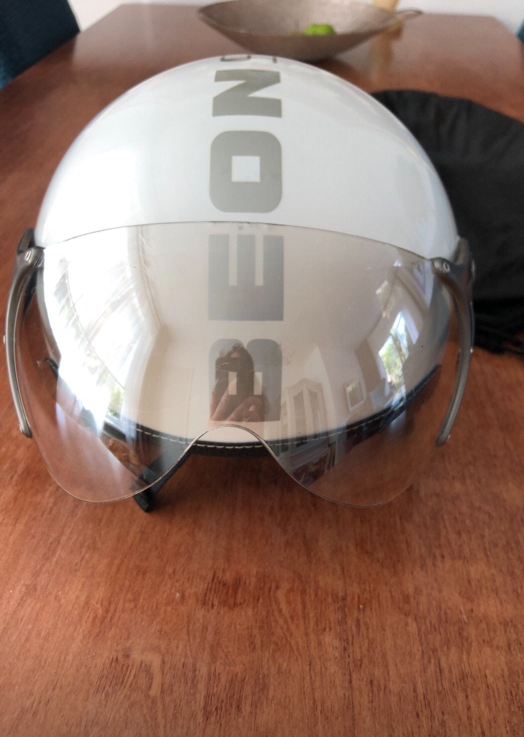 Scooter/brommer helm. Beon style. Maat XS, Ophalen, Zo goed als nieuw, Extra small of kleiner