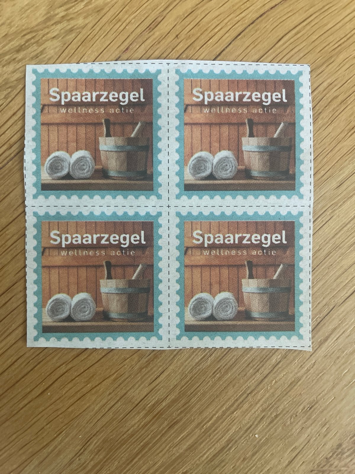 Spaarzegels Wellness Actie vanaf 17,95 dagentree, Hobby en Vrije tijd, Spaarzegeltjes, Ophalen of Verzenden, Overige soorten, Zegels, Bonnen of Punten