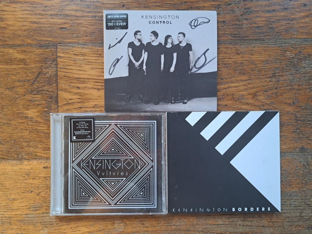 3 Cd's Kensington waaronder 1 Gesigneerd door de hele band., Ophalen of Verzenden, Cd of Plaat, Gesigneerd