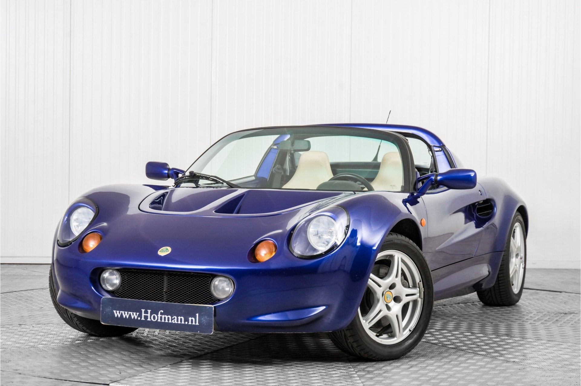 Lotus Elise 1.8-16V 120 LHD (bj 1998), Auto's, Lotus, Achterwielaandrijving, Gebruikt, Cabriolet, Blauw
