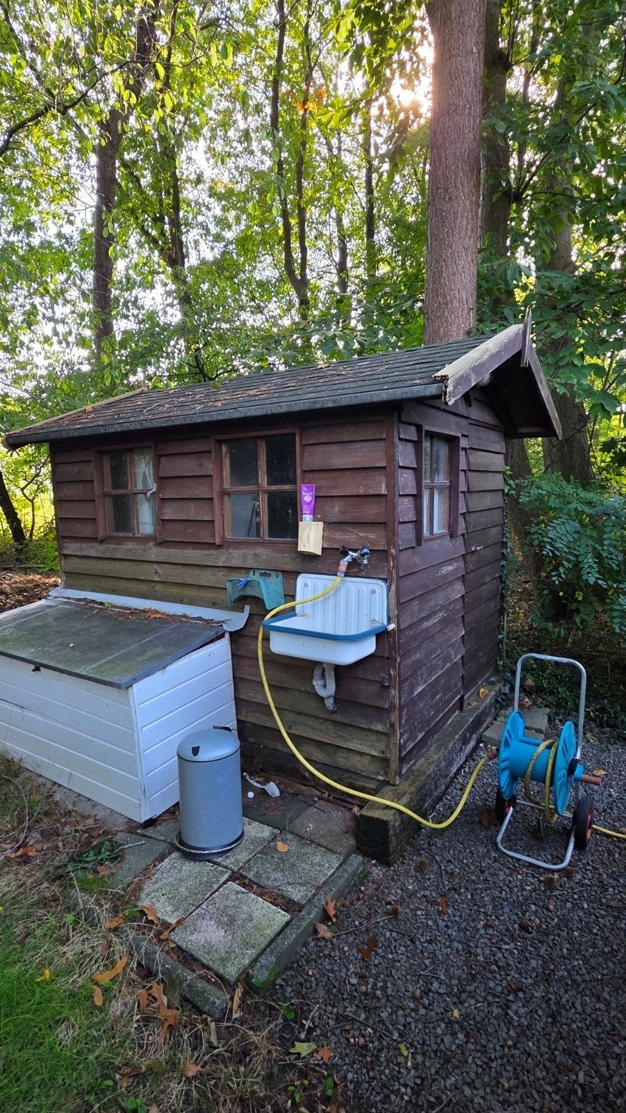 Tuinhuis model 345 , tuinhuisje , schuurtje, Tuin en Terras, Ophalen, Gebruikt, 250 tot 500 cm