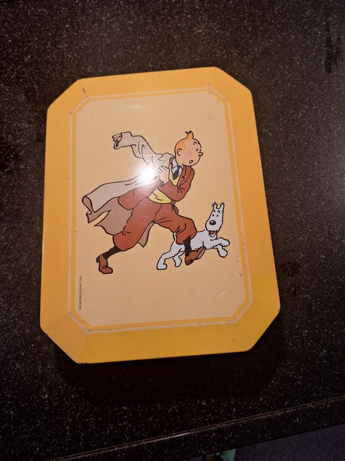 Delacre Kuifje Limited Edition Koekjesblik 2002, Verzamelen, Ophalen of Verzenden, Gebruikt
