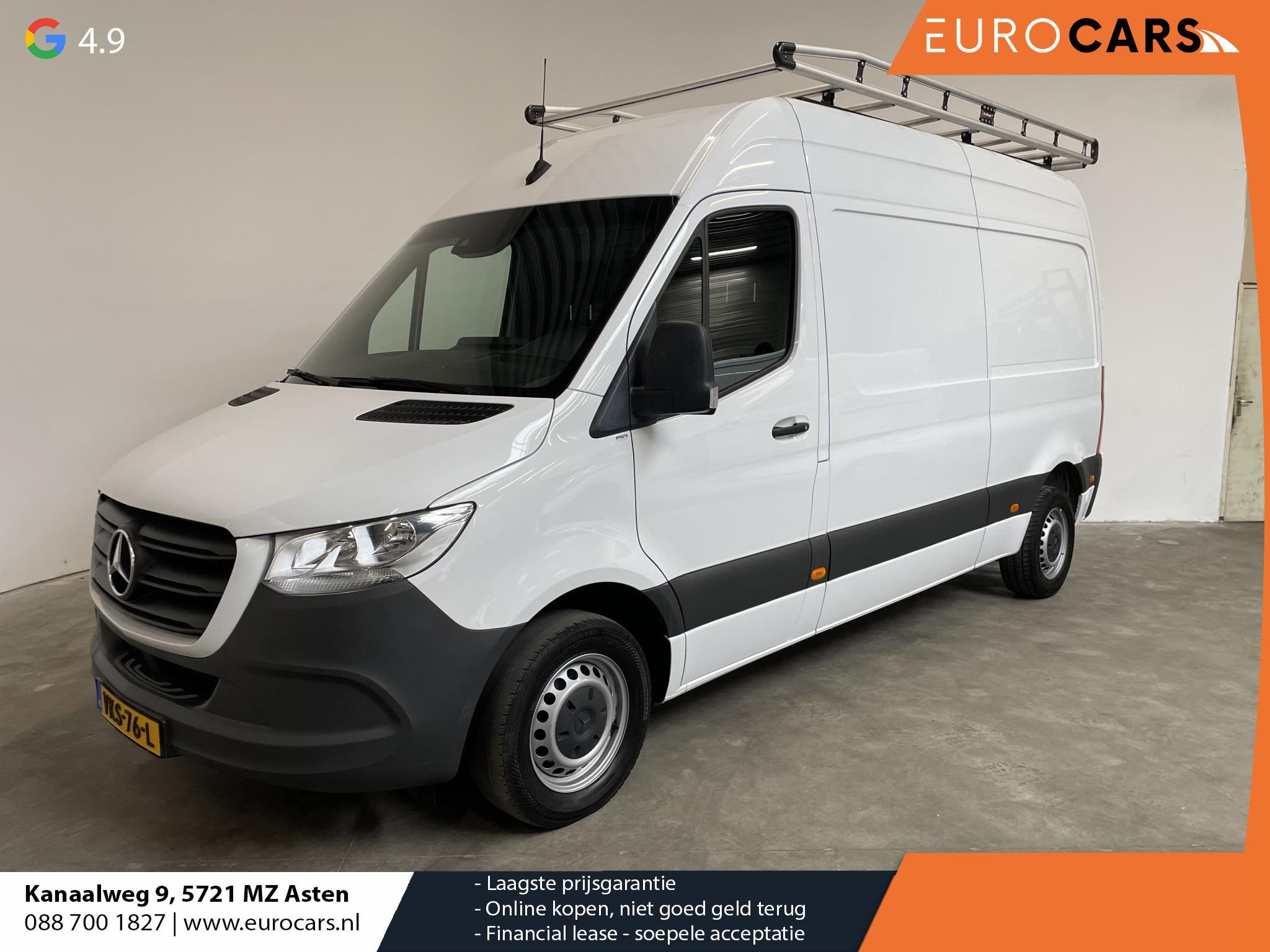 Mercedes-Benz Sprinter L2H2 Automaat Airco Cruise Navi Camer, Auto's, Stof, Gebruikt, 2000 kg, Wit