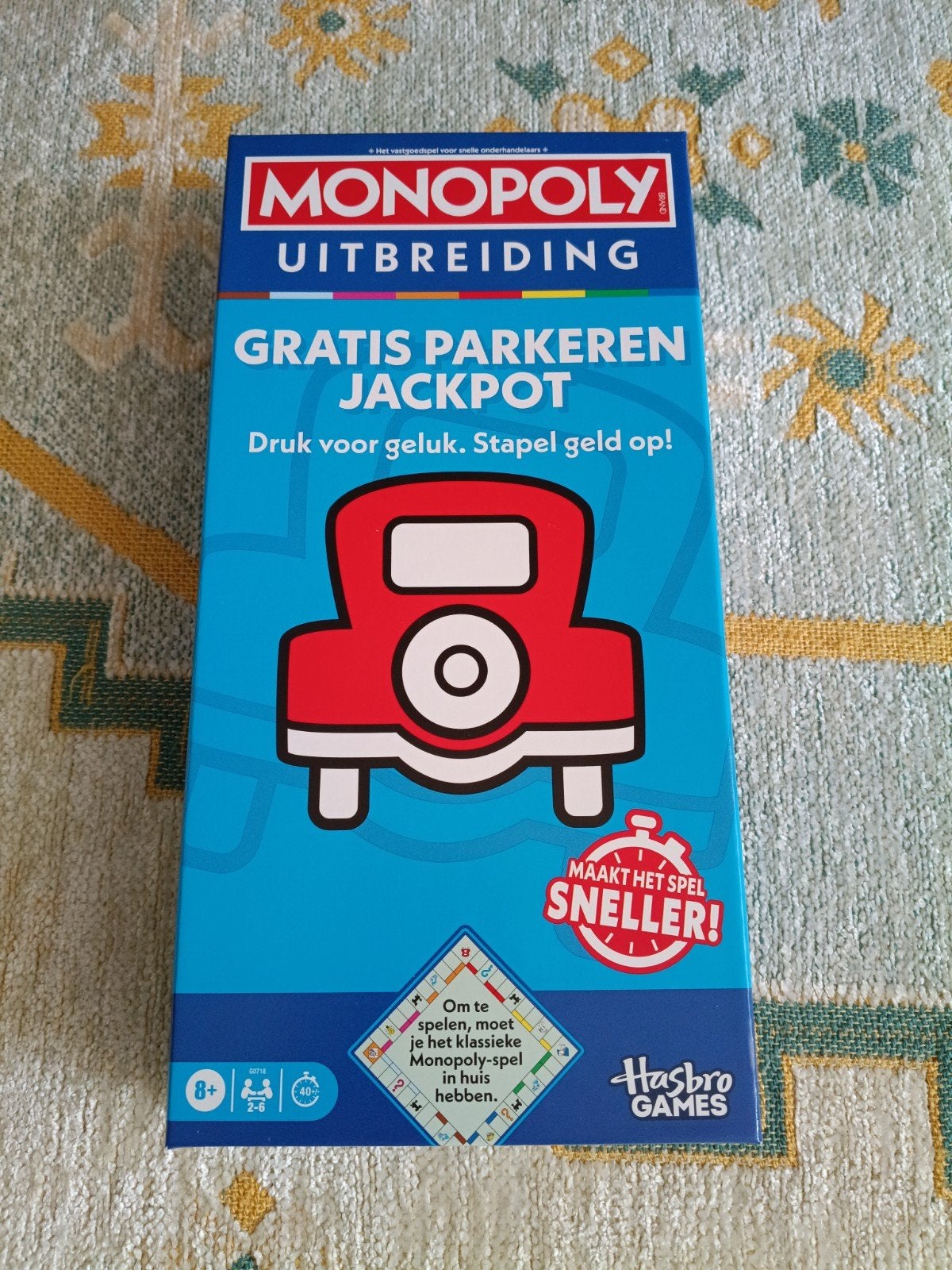 Monopoly Uitbreiding: Gratis Parkeren Jackpot, Vijf spelers of meer, Ophalen of Verzenden, Zo goed als nieuw, Hasbro Games