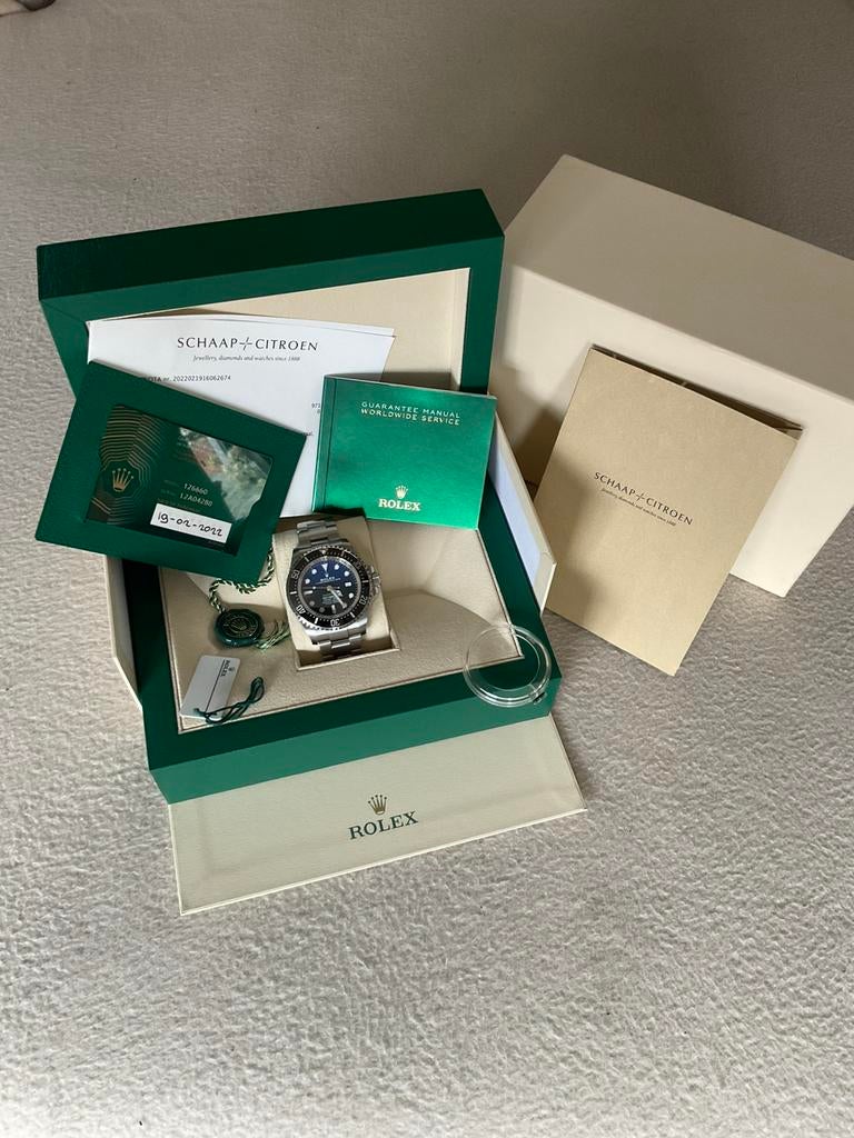 ROLEX Sea Dweller Deepsea, Staal, Polshorloge, Ophalen of Verzenden, Zo goed als nieuw