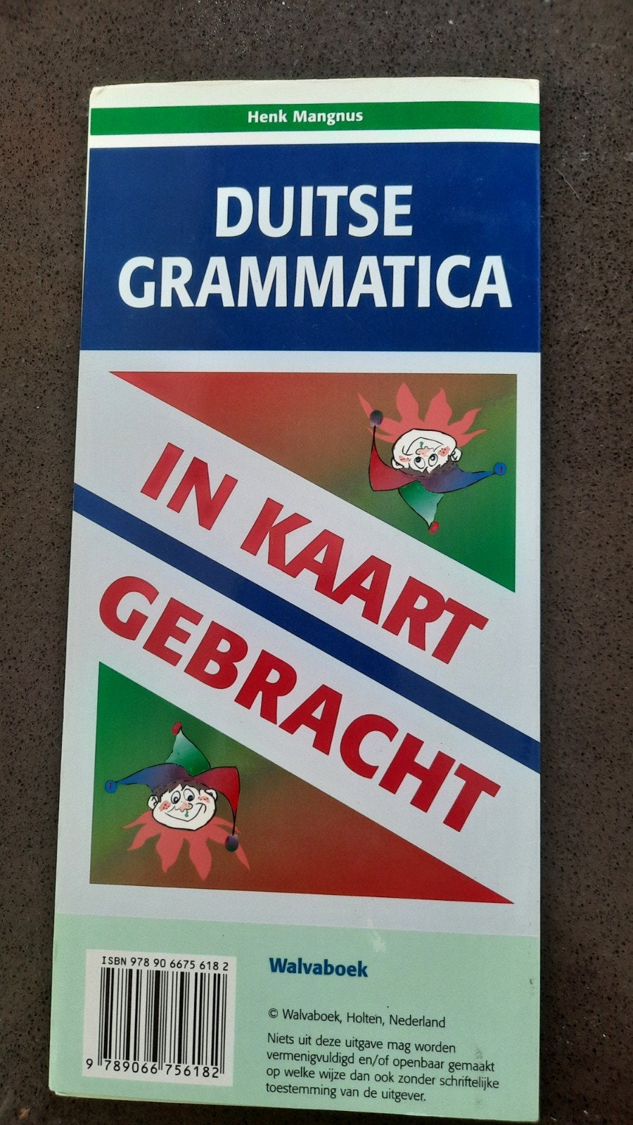 Walvaboek Duitse grammatica in kaart gebracht, H. Mangnus, H. Mangnus, Duits, Ophalen of Verzenden, Zo goed als nieuw