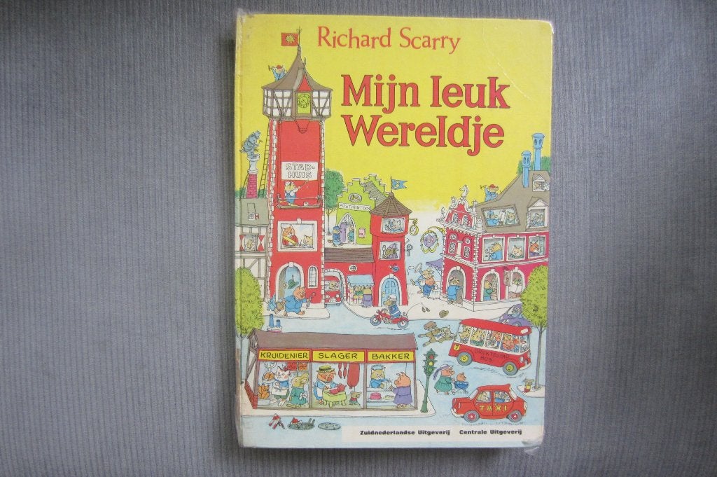 Mijn Leuk Wereldje - Richard Scarry, 5 of 6 jaar, Fictie algemeen, Jongen of Meisje, Ophalen of Verzenden