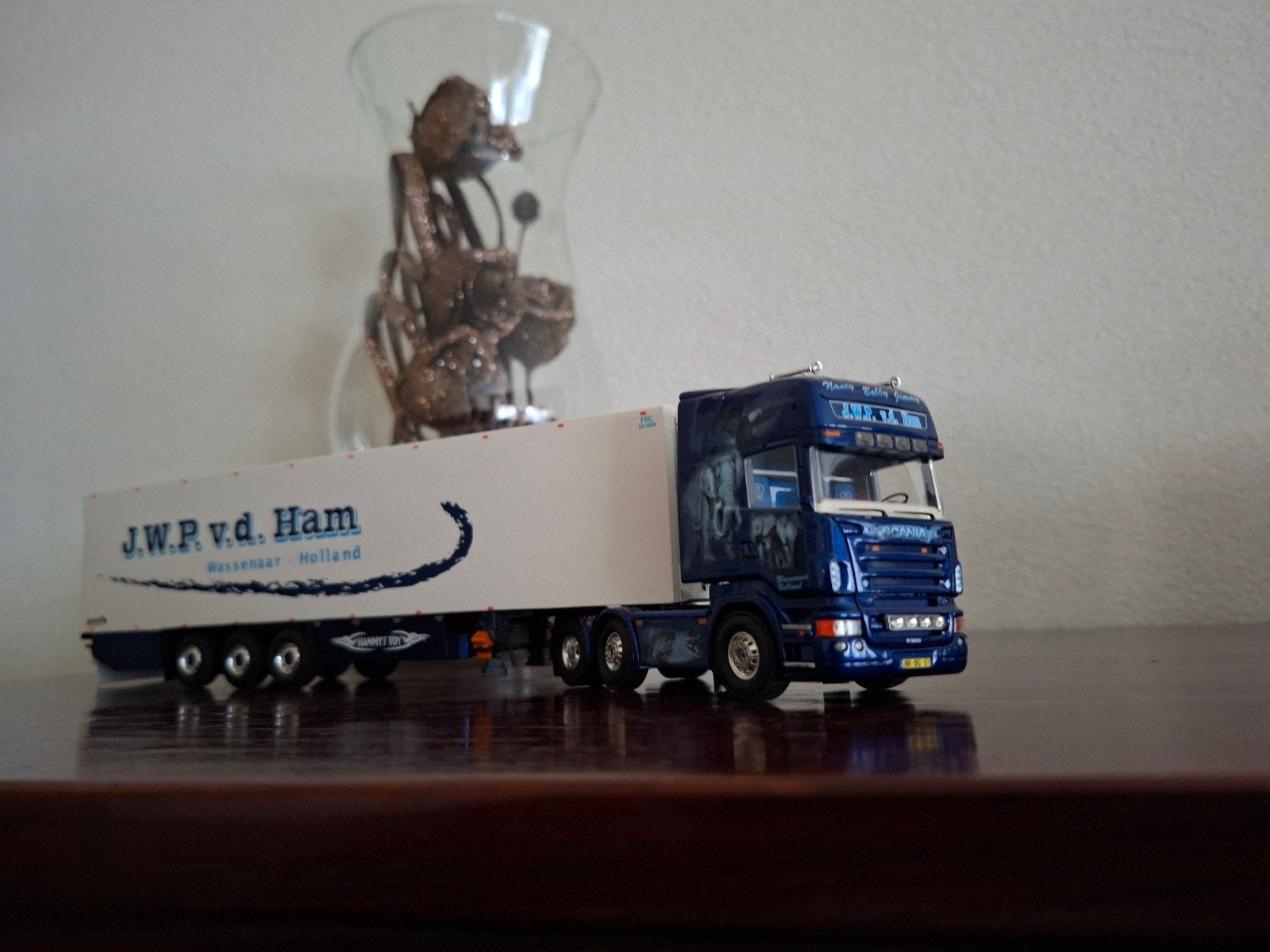 tekno Scania J.W.P van de Ham, Ophalen of Verzenden, Zo goed als nieuw, Bus of Vrachtwagen, Tekno