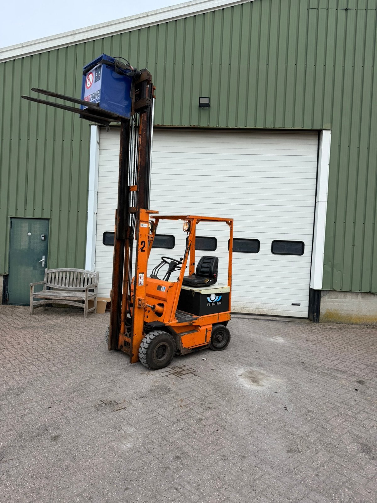 Te koop toyota elektriche heftruck 1,5 ton sideshift, 1000 tot 2000 kg, Ophalen of Verzenden, Diesel, Heftruck