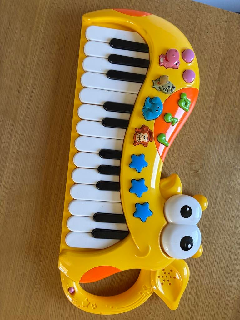 Leuk kinderpiano met dierengeluiden, Ophalen of Verzenden, Gebruikt, Overige typen, Met geluid