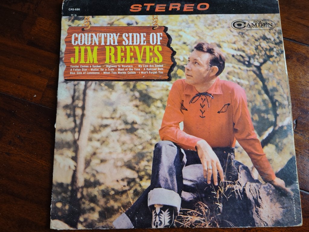 LP - Country side of Jim Reeves, Ophalen of Verzenden, Gebruikt, 12 inch
