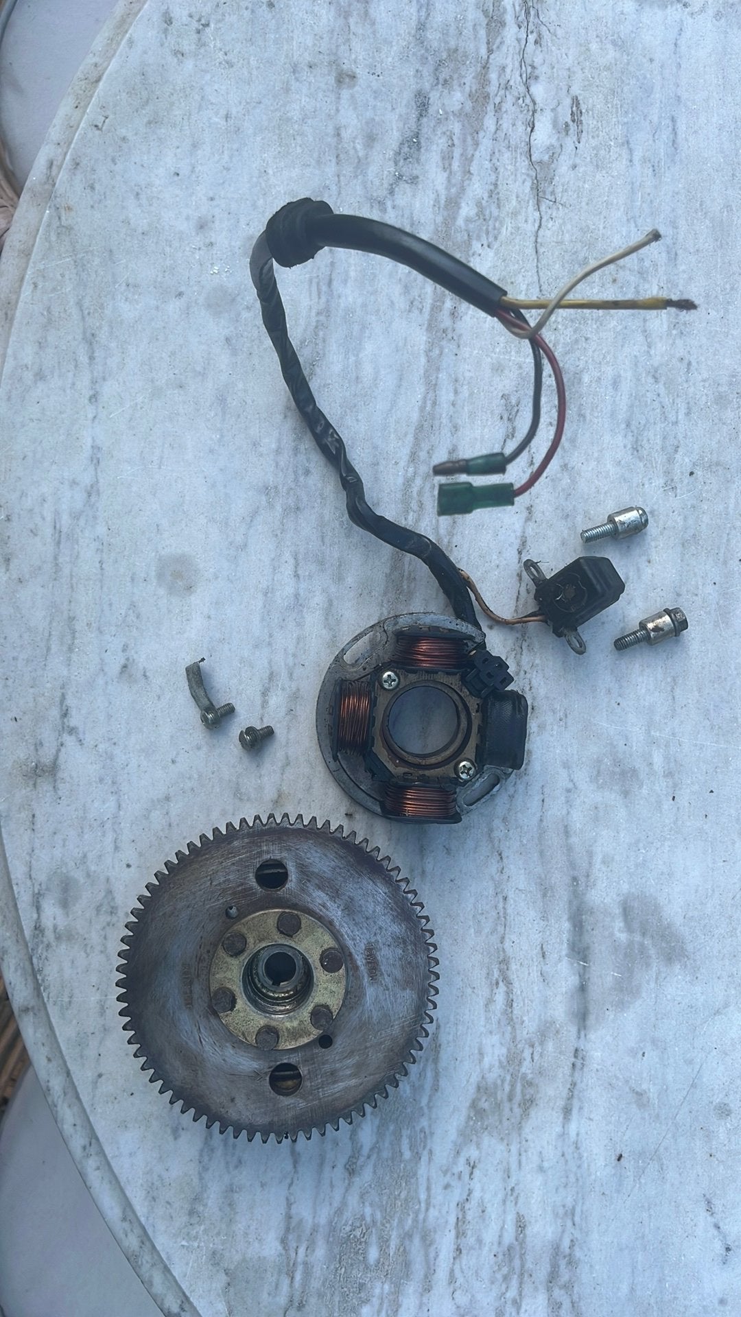 Tomos vliegwiel // ontsteking, Ophalen of Verzenden, Gebruikt, Blok