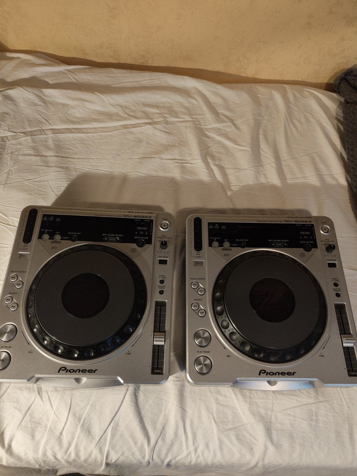 Pioneer CDJ-800MK2 CD-spelers (set van 2) 225 euro, Ophalen of Verzenden, Pioneer
