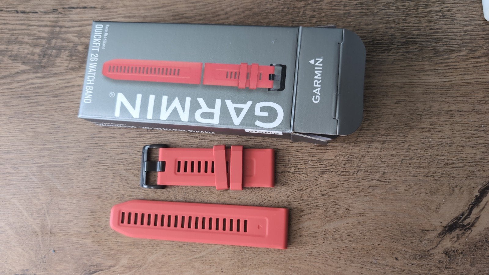 Garmin QuickFit 26 mm Horlogeband - Nieuw in doos - Oranje, Garmin, Nieuw, Oranje, Ophalen of Verzenden