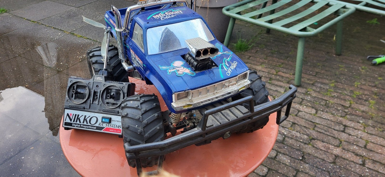 Vintage Nikko RC Truck "Mid Night Blue", Elektro, Gebruikt, Auto offroad, Ophalen of Verzenden
