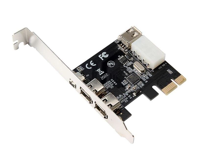 Firewire pci-e (express 1) kaart plug and play fire wire, Computers en Software, Capture cards, Nieuw, Ophalen of Verzenden
