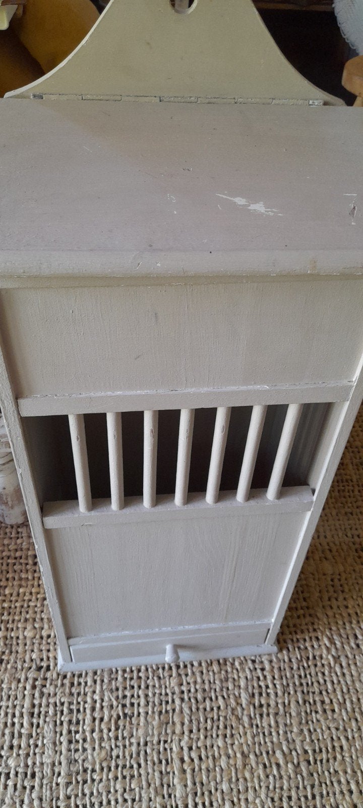 Vintage houten aardappelbak met lade, Ophalen