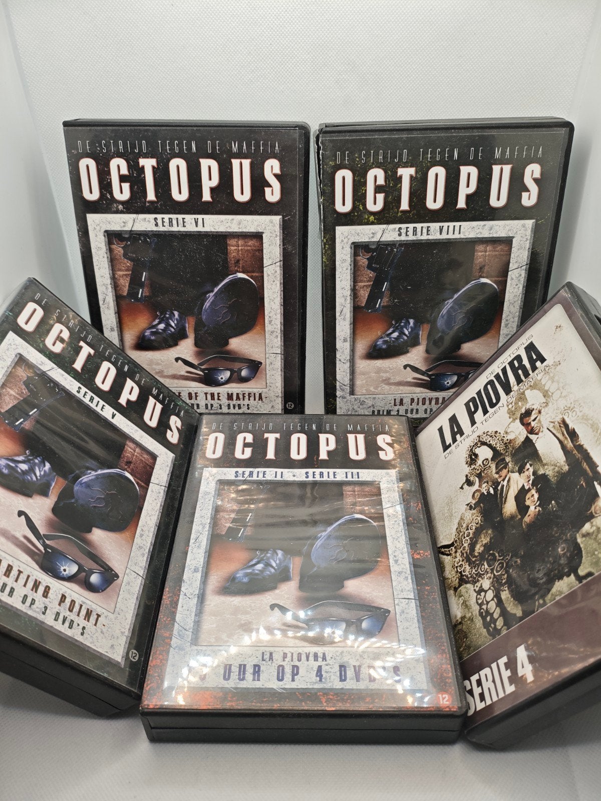Vijf octopus dvd boxen, Ophalen of Verzenden