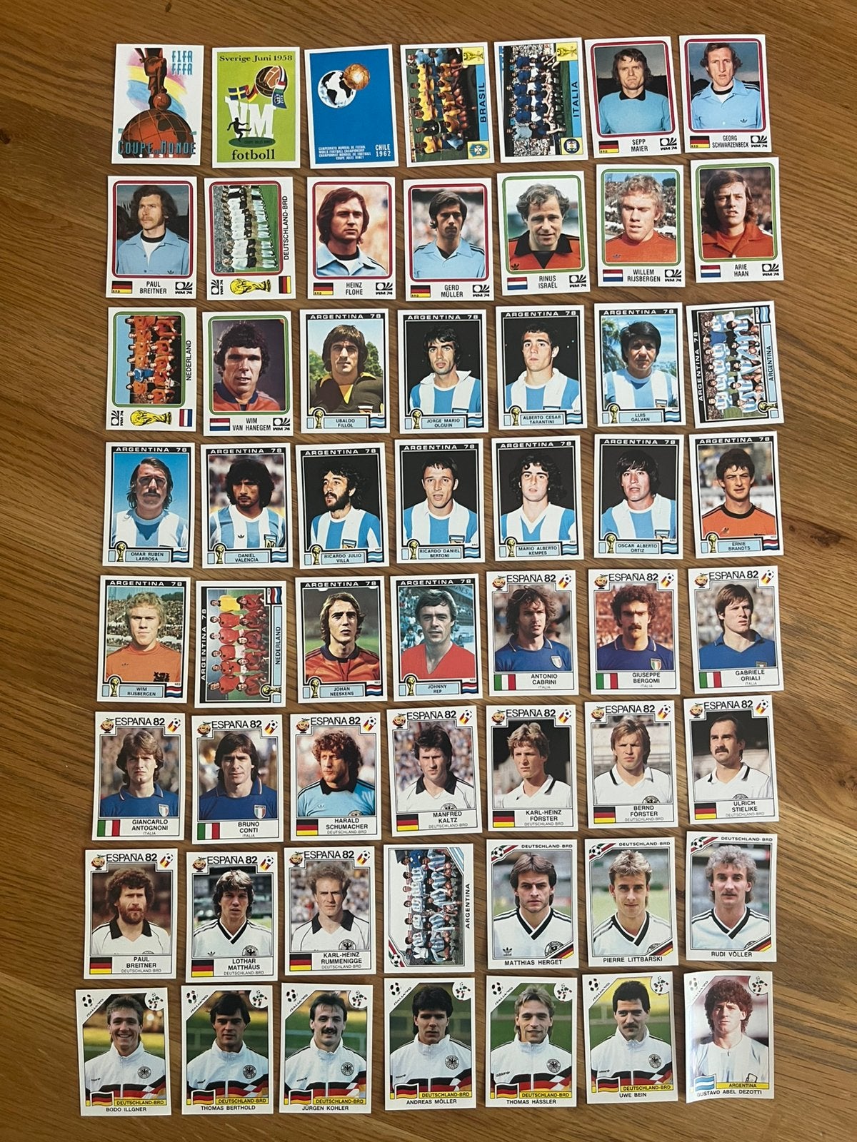 Panini voetbalplaatjes World Cup Story Pele Maradona Cruijff, Verzenden, Zo goed als nieuw, Buitenlandse clubs, Poster, Plaatje of Sticker