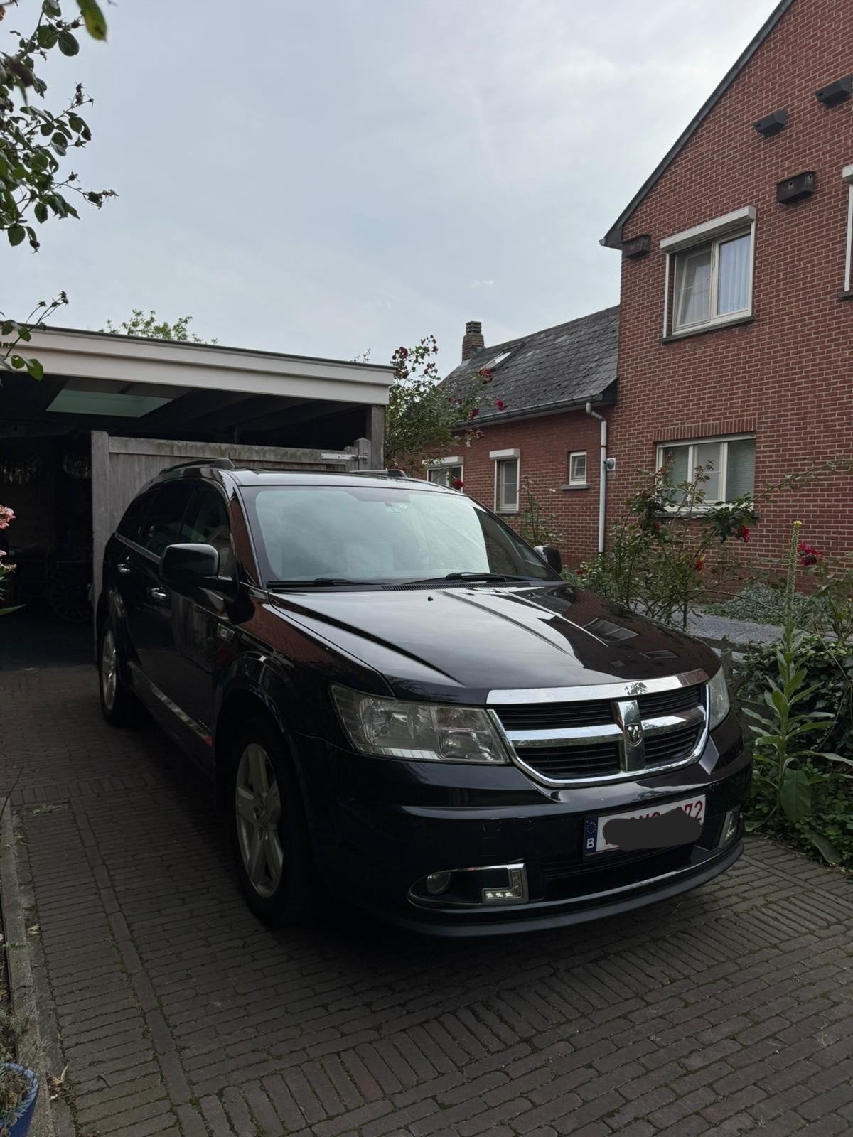 Dodge Journey 2.0 crd R/T 7 pers .kapotte automaat, Leder en Stof, Zwart, Overige kleuren, Diesel