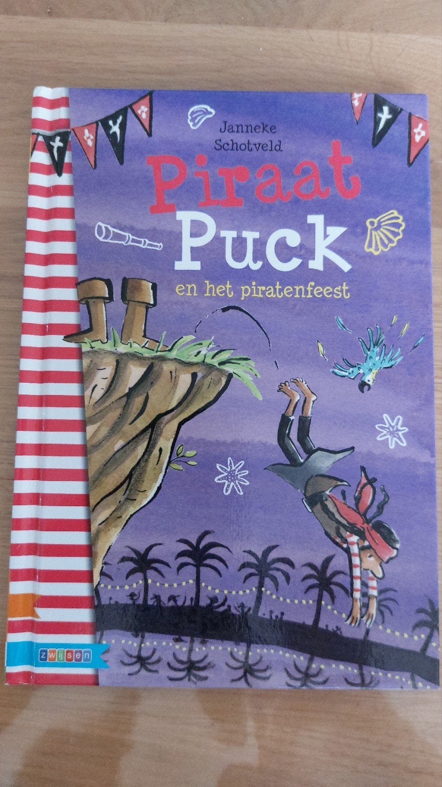 Janneke Schotveld - Piraat Puck en het piratenfeest, Ophalen, Fictie algemeen, Zo goed als nieuw, Janneke Schotveld