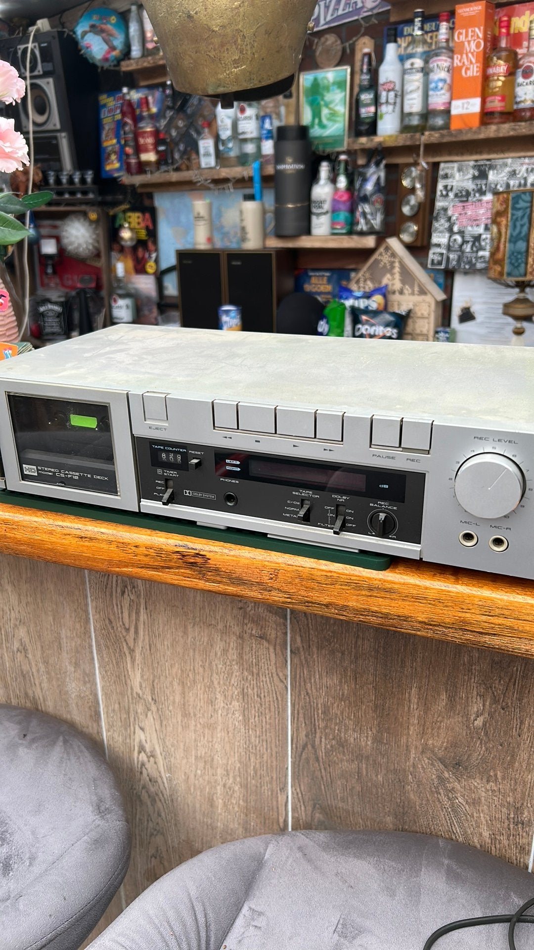 Akai cassettedeck HD model CS-F12, Ophalen of Verzenden, Akai