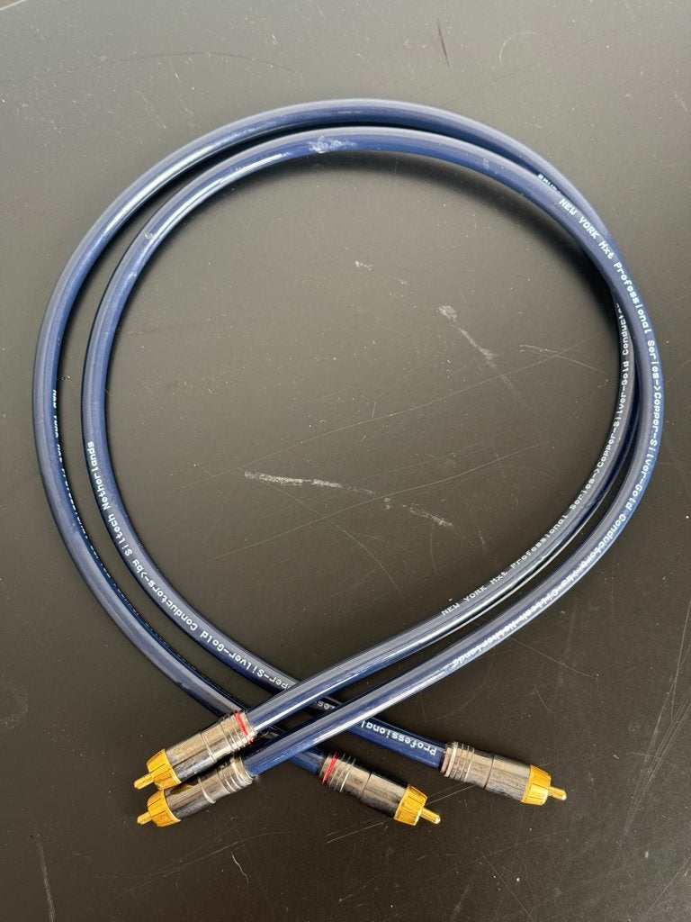 Siltech New York RCA Interconnect 0,75 meter, Gebruikt, Info@siltechcables.com, Ophalen of Verzenden, Interlink-kabel