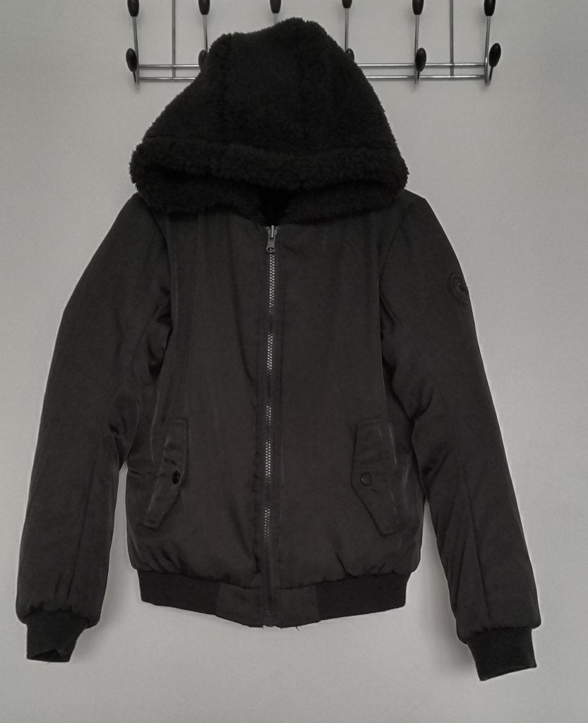 Cars Jeans winterjas met capuchon, maat 164, Meisje, Ophalen of Verzenden, Zo goed als nieuw, Cars Jeans