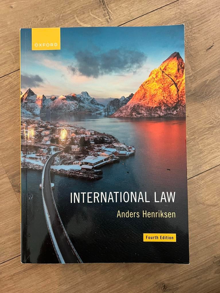 International law - Anders Henriksen, Boeken, Studieboeken en Cursussen, Ophalen of Verzenden, Alpha, Zo goed als nieuw, WO