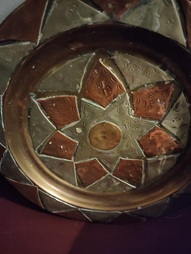 Antiek handgemaakt dienblaadje, Ophalen of Verzenden