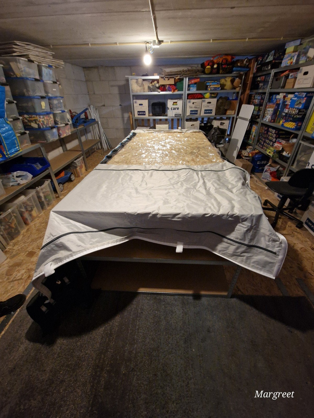 Queen voorwand 285 met koppelstrips, 1 raam en 1 deur, Ophalen of Verzenden, Zo goed als nieuw