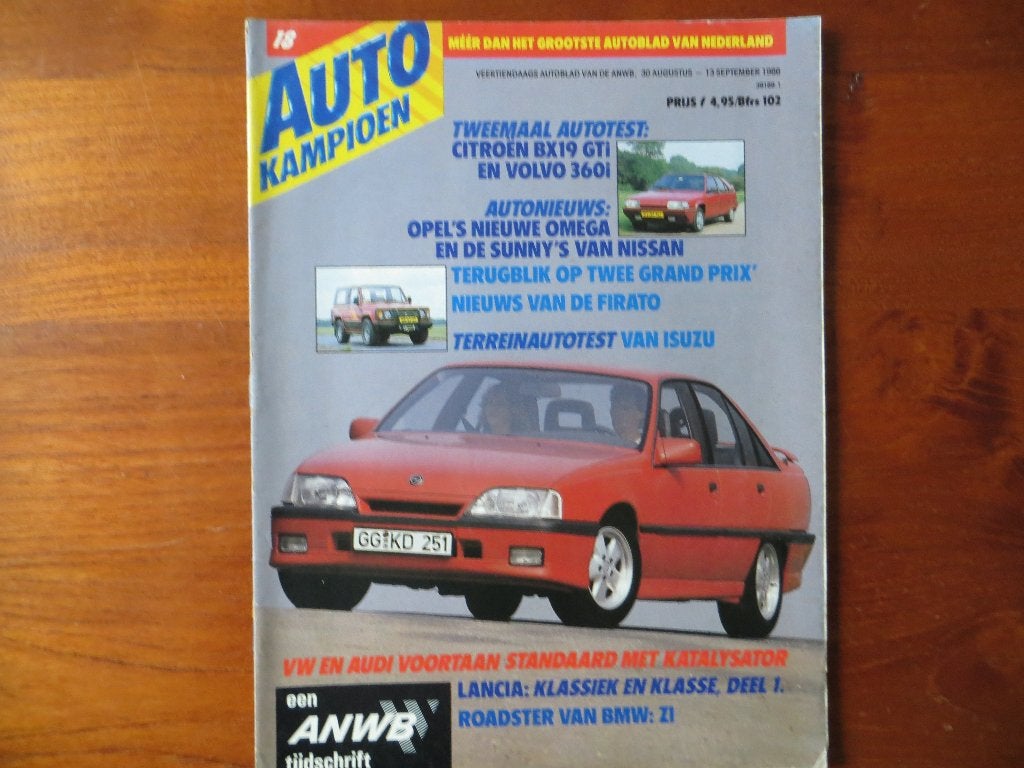 Autokampioen 18 1986 BX 19 GTI, Z1, Omega, R5 Cabrio EBS, Ophalen of Verzenden, Nieuw, Opel