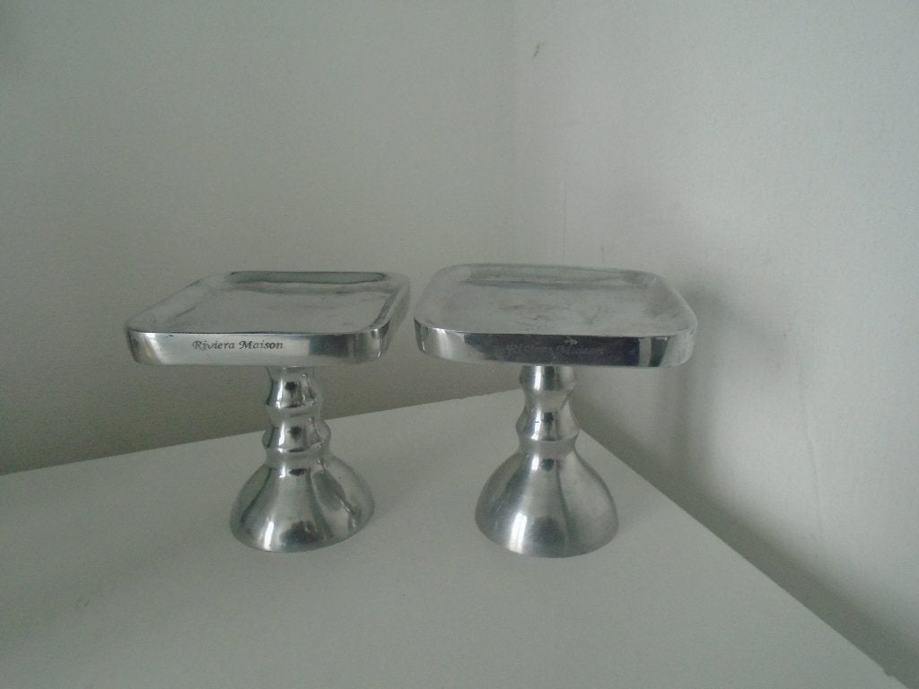 2x Riviera Maison Zilveren mini Etagere ZGAN, Huis en Inrichting, Woonaccessoires | Etagères, Ophalen of Verzenden, Zo goed als nieuw