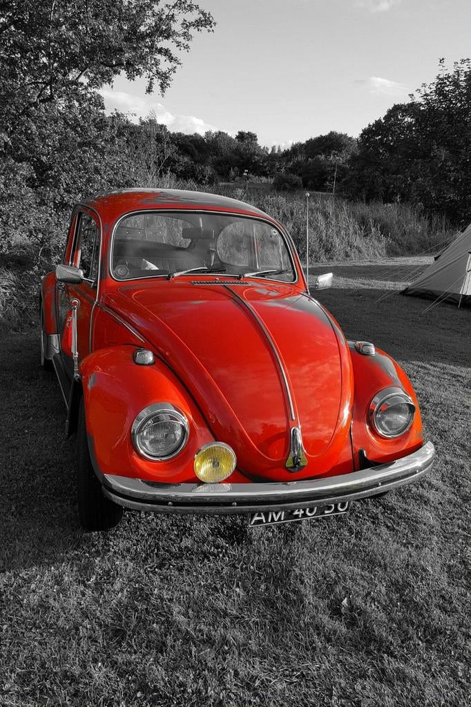 Volkswagen 1300 1.3 1968 Rood, inclusief Aanhangertje., Auto's, 4 cilinders, Handgeschakeld, 44 pk, Particulier