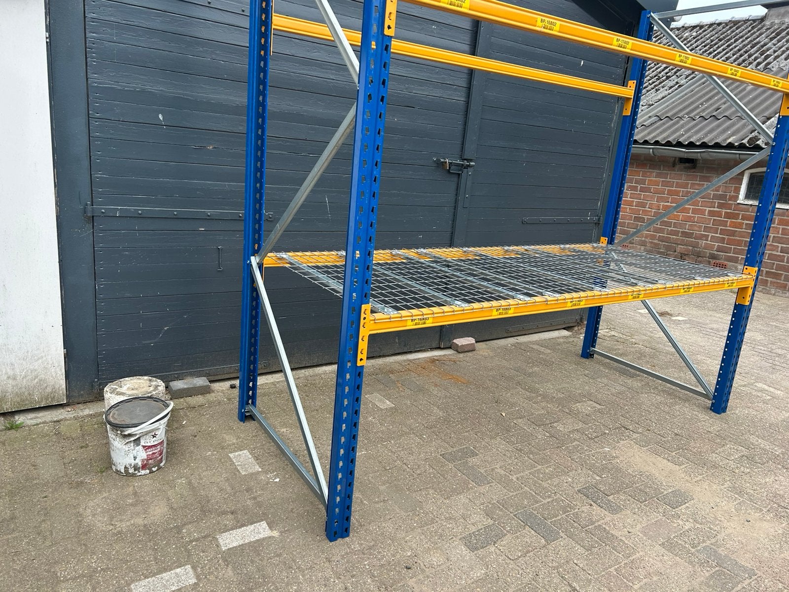 Nette stelling stellingen grote partij, Ophalen, 250 cm of meer, Palen