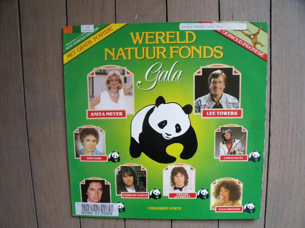 Wereld Natuur Fonds Gala, Ophalen of Verzenden, 1980 - 1989, Gebruikt, 12 inch