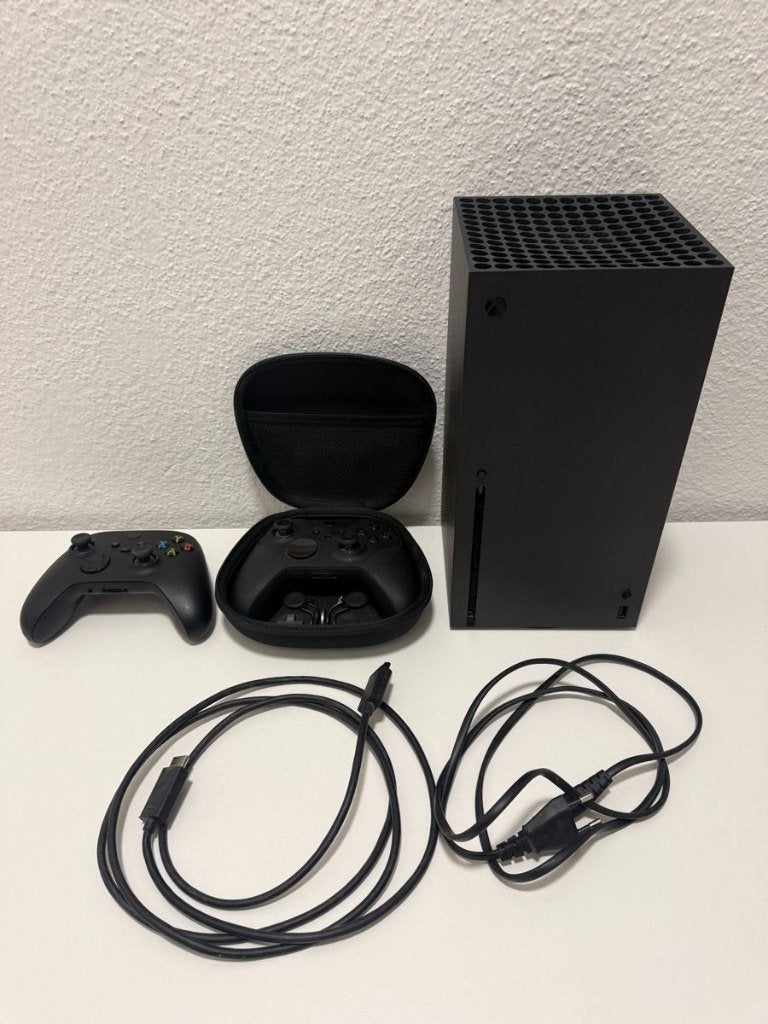 Xbox Series X 1TB + 2 controllers (+Elite-controller), Spelcomputers en Games, Verzenden, Zo goed als nieuw, Xbox Series X