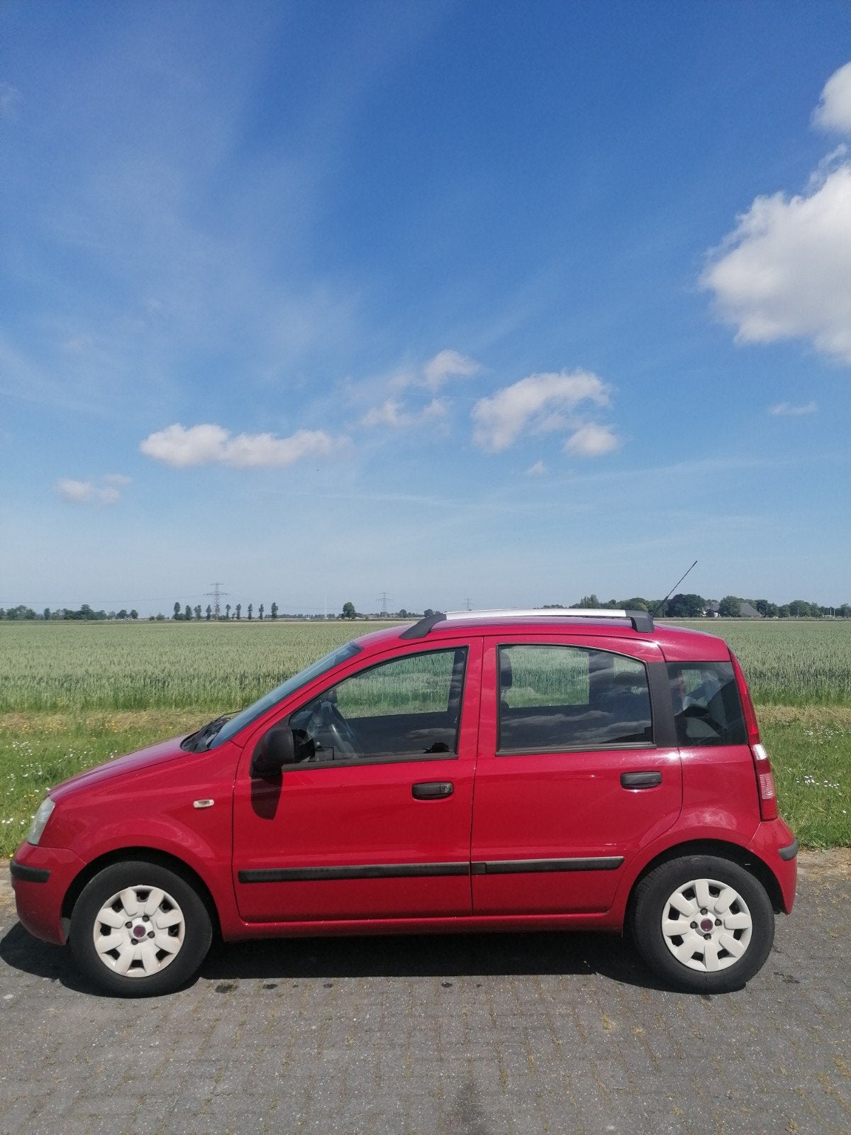 Fiat Panda 1.2 44KW 60PK 2009 Rood, Auto's, Fiat, Voorwielaandrijving, 1242 cc, Origineel Nederlands, Handgeschakeld