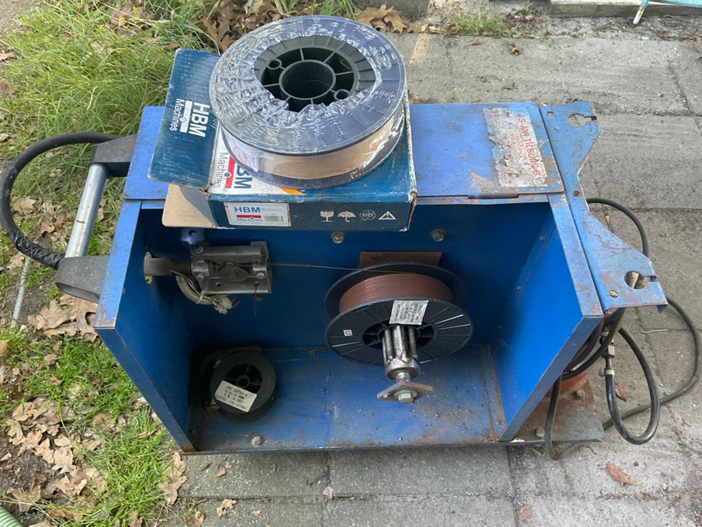 Gebruikte MIG/MAG lasapparaat met lasdraad, Doe-het-zelf en Verbouw, Gereedschap | Lasapparaten, Gebruikt, Overige typen, 150 tot 250 ampère