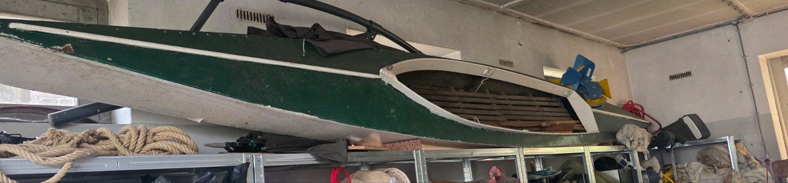 Unieke handgemaakte houten kajak/kano met peddels, Ophalen, Gebruikt, 2-persoons