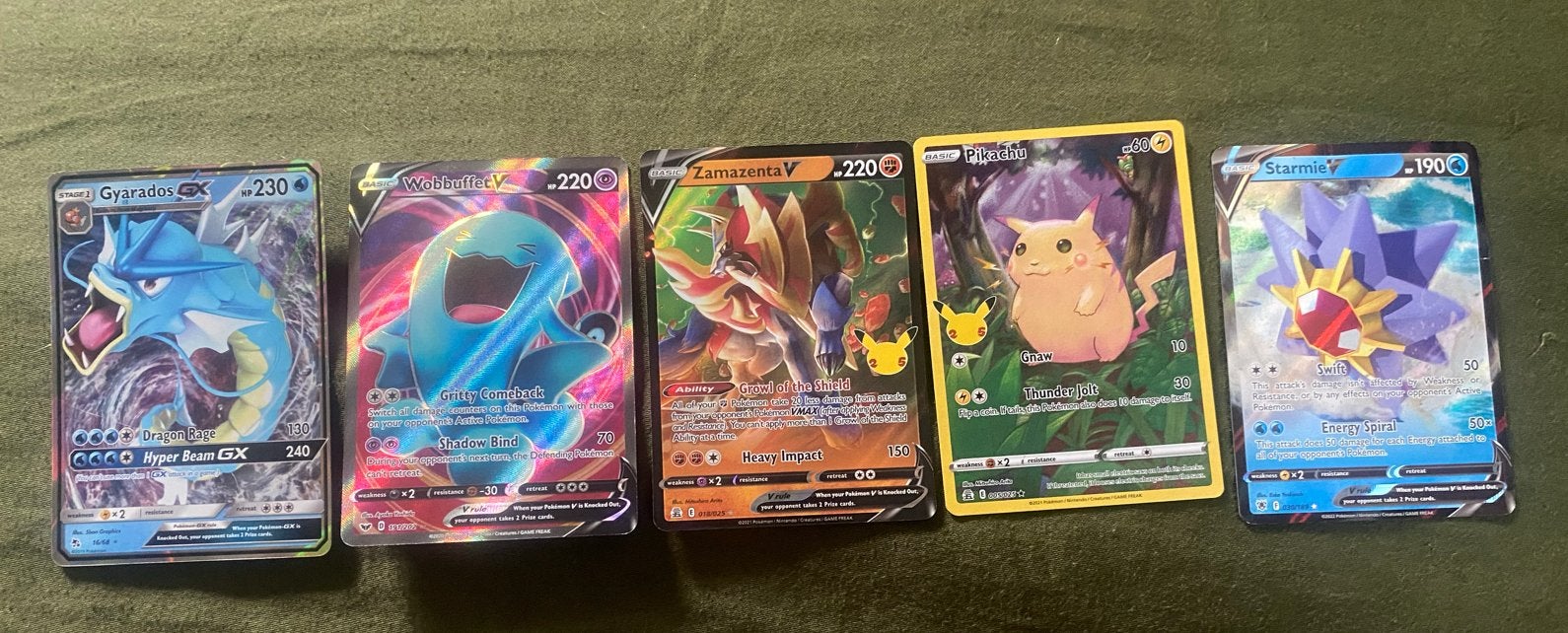 Set Pokemon kaarten (kan ook per stuk), Ophalen of Verzenden, Zo goed als nieuw, Meerdere kaarten