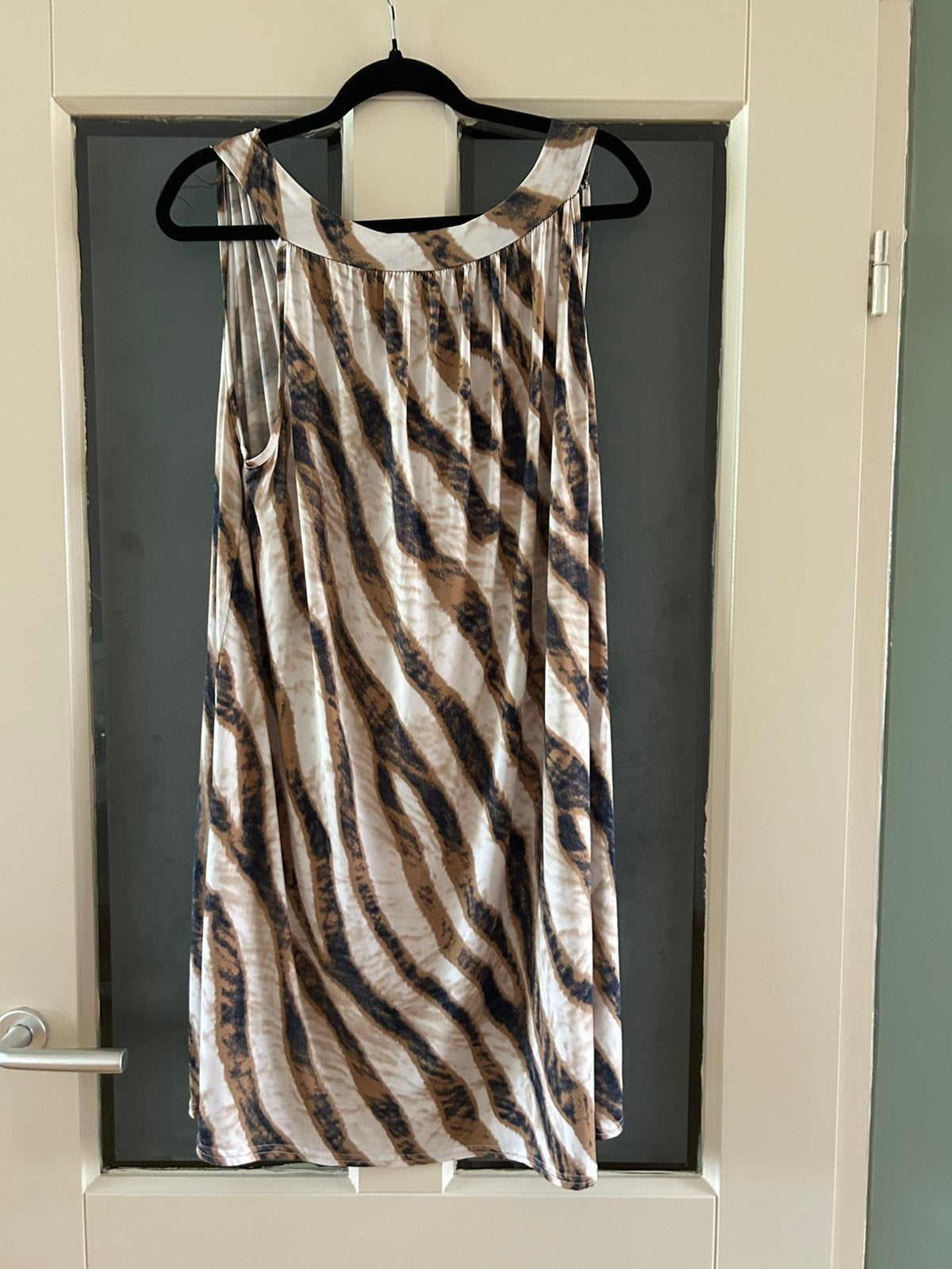 Leuke zomerjurk van Angelle Milan, maat XL, Kleding | Dames, Jurken, Bruin, Maat 46/48 (XL) of groter, Ophalen of Verzenden, Zo goed als nieuw
